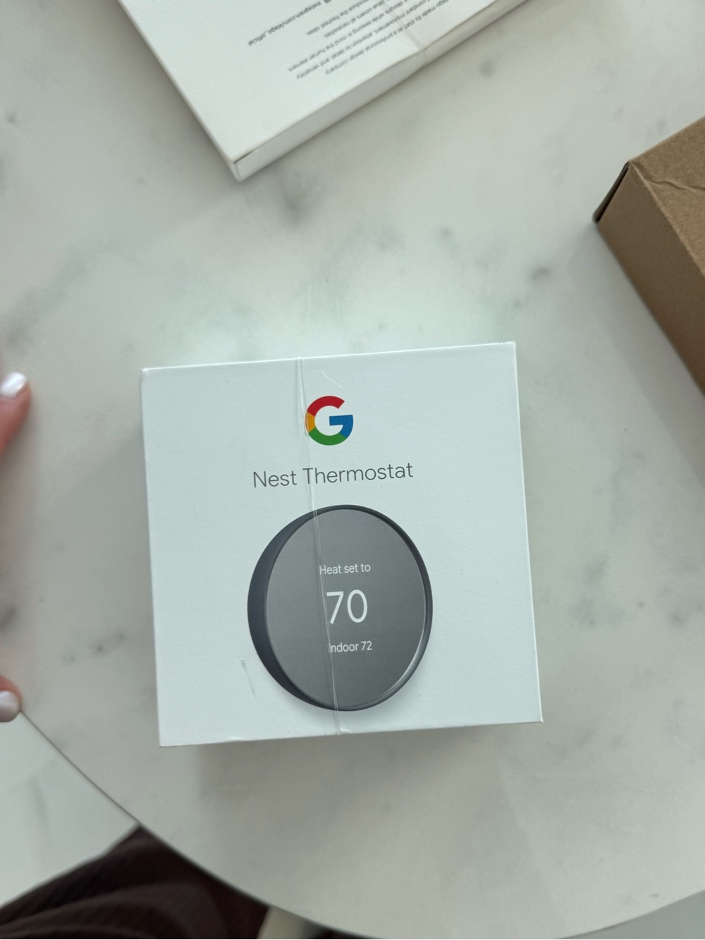 Google Nest Thermostat - Charcoal Gray